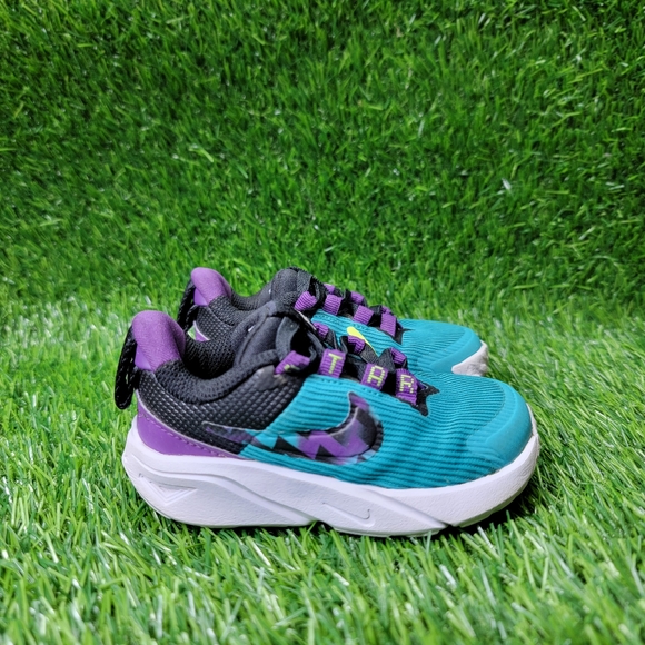 Nike Star Runner 4 Teal Purple Cosmo Baby Toddler Boy Girl Size 6C With Box - Picture 4 of 10